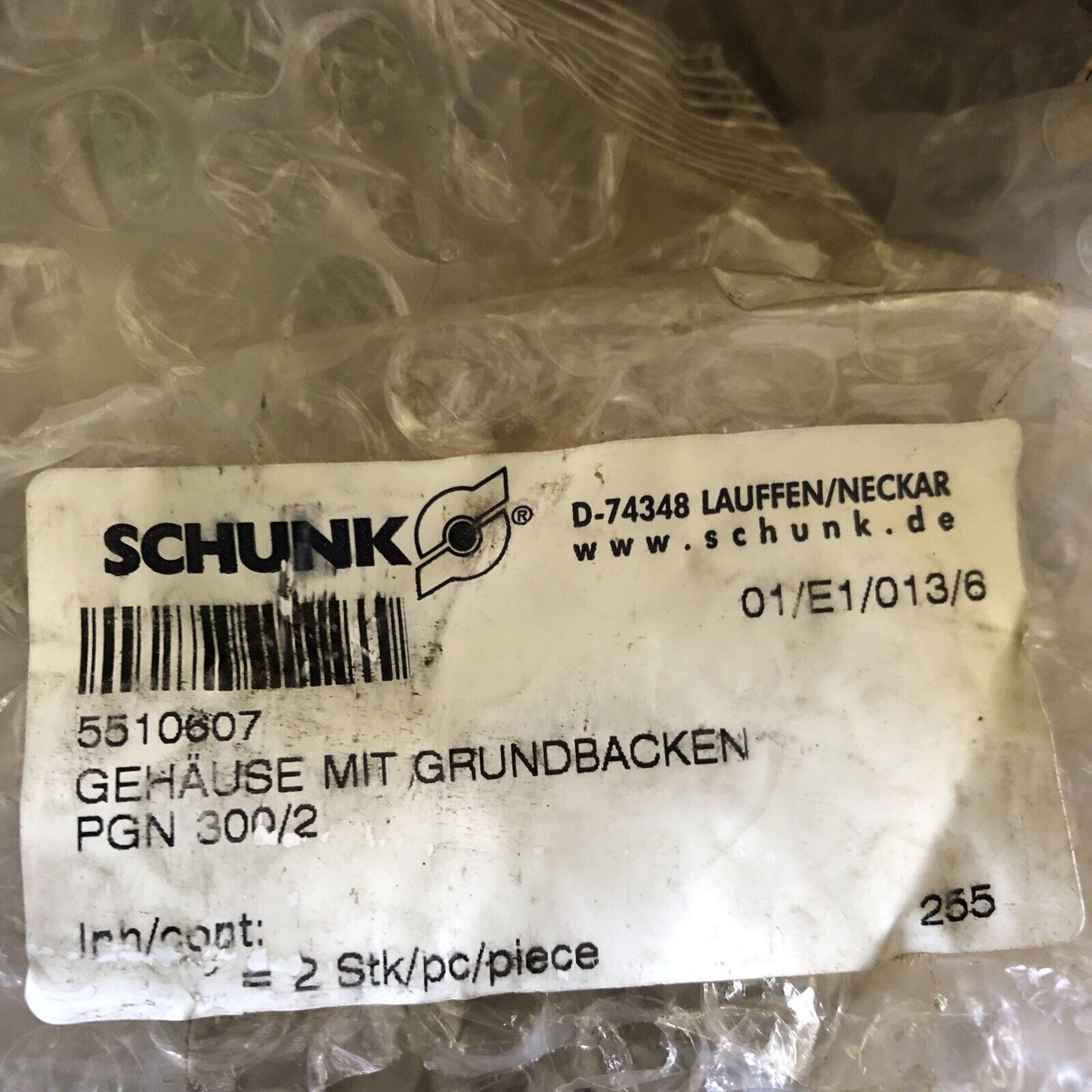 Schunk Pgn 300/2 Gehause Mit Grundbacken 2-Finger Parallel Gripper 5510607,Ta