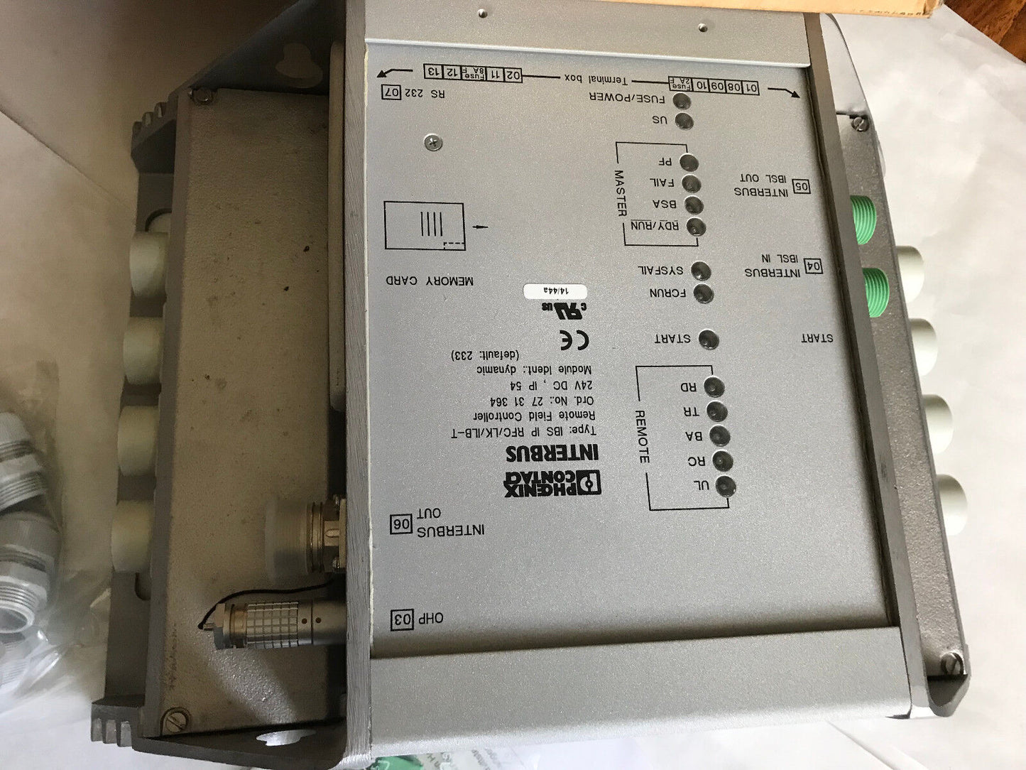 Phoenix Contact Ibs Ip Rfc/Lk/Ilb-T Interbus Remote Field Controller 24Vdc,Sr