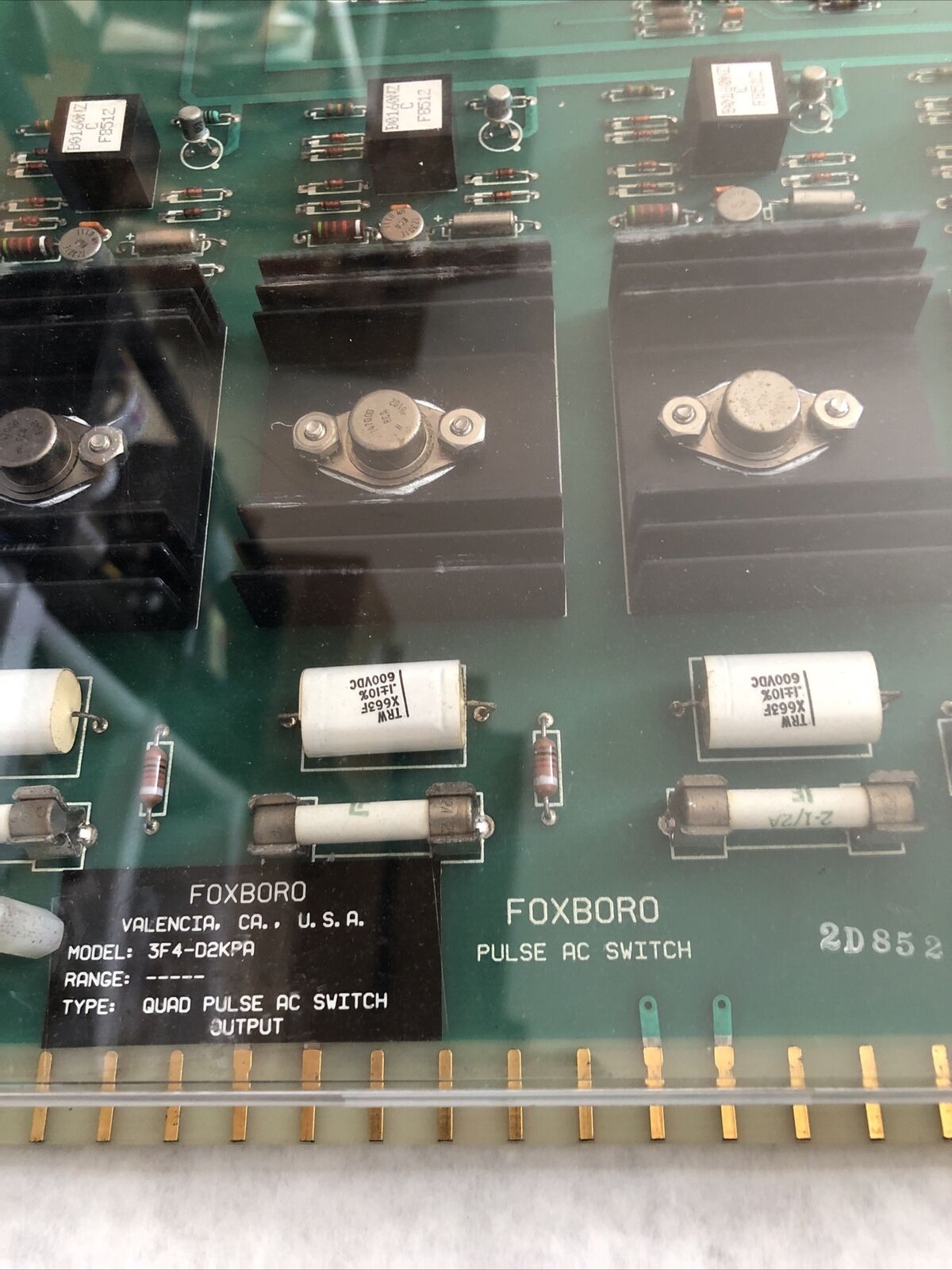 Foxboro 3F4-D2kpa,A2050wb A,F8450a,A2050wc-A Foxboro Pulse Ac Switch 3F4d2kpa,Bw