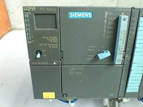 Siemens S7-300,Simatic S7-300,Vipa Ps 307/25, Vipa 307-1Ba00,Cpu314 Ifm,Sm322,Ay