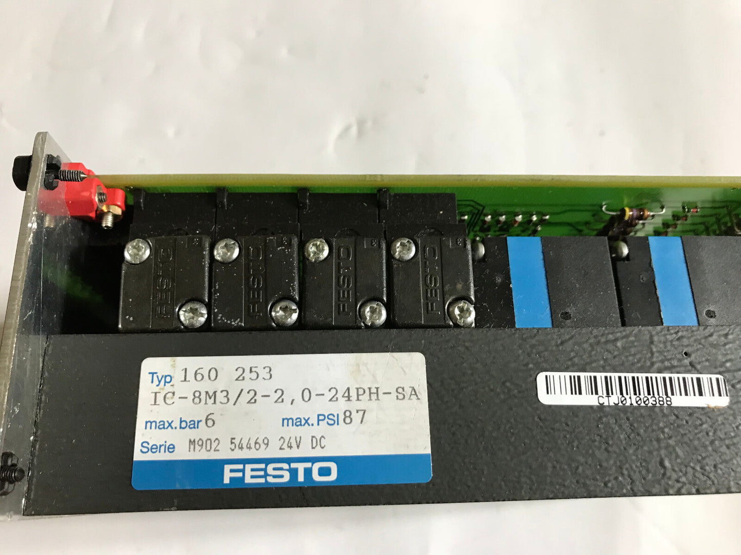 Festo 160-253 Pneumatic Air Valve Module Festo 12159,Ic-8M3/2-2,0-24Ph-Sa,Em
