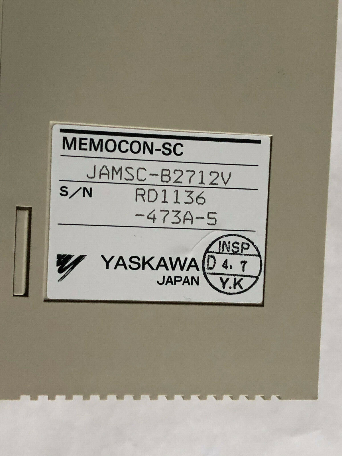 New Yaskawa Jamsc-B2712v Yaskawa Electric B2712,Plc B2712,Ey