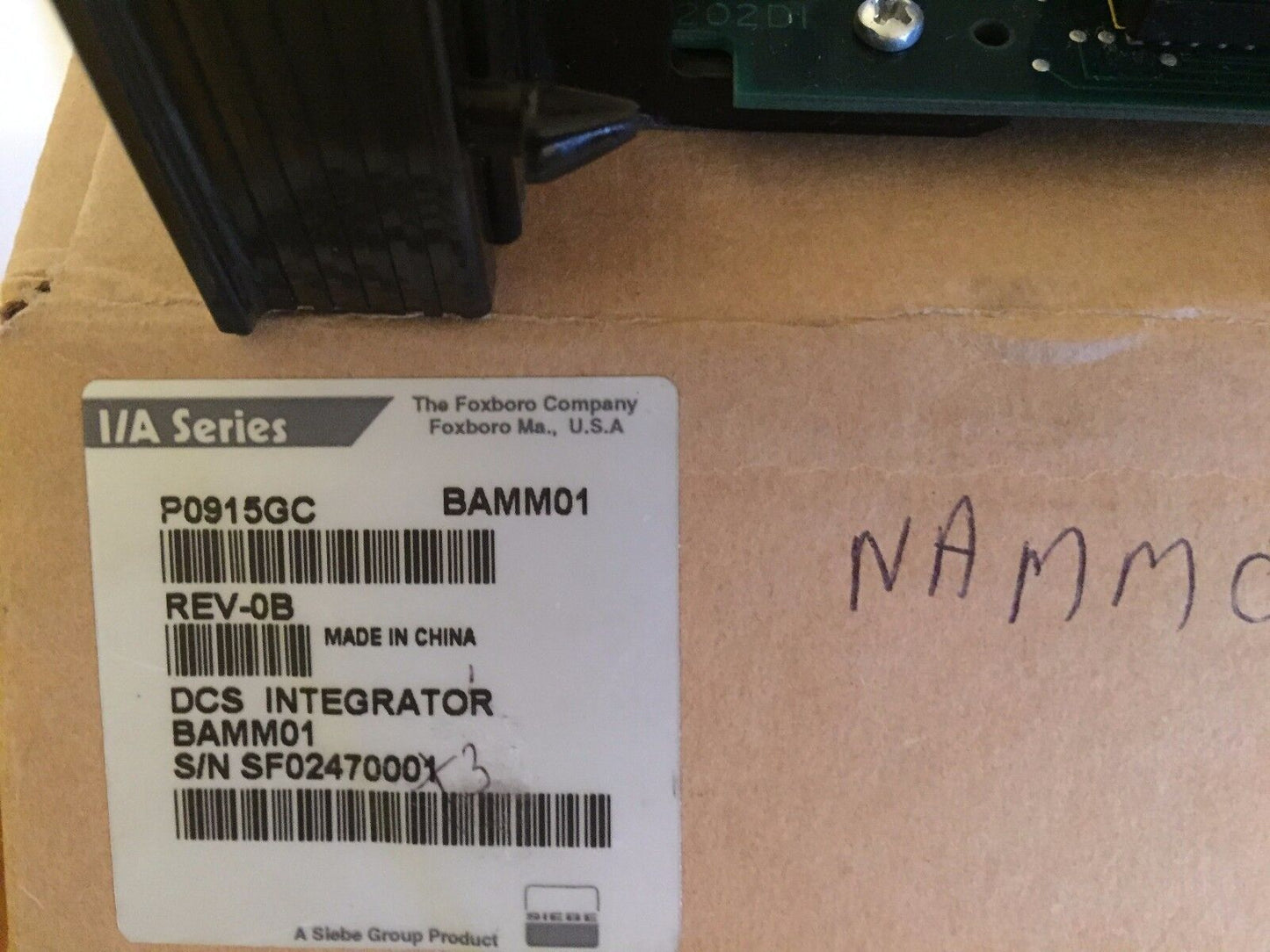 Bailey Namm03 Master Module Analog Master Net 90,6637203D1,663703Di,P0915gc,Sg