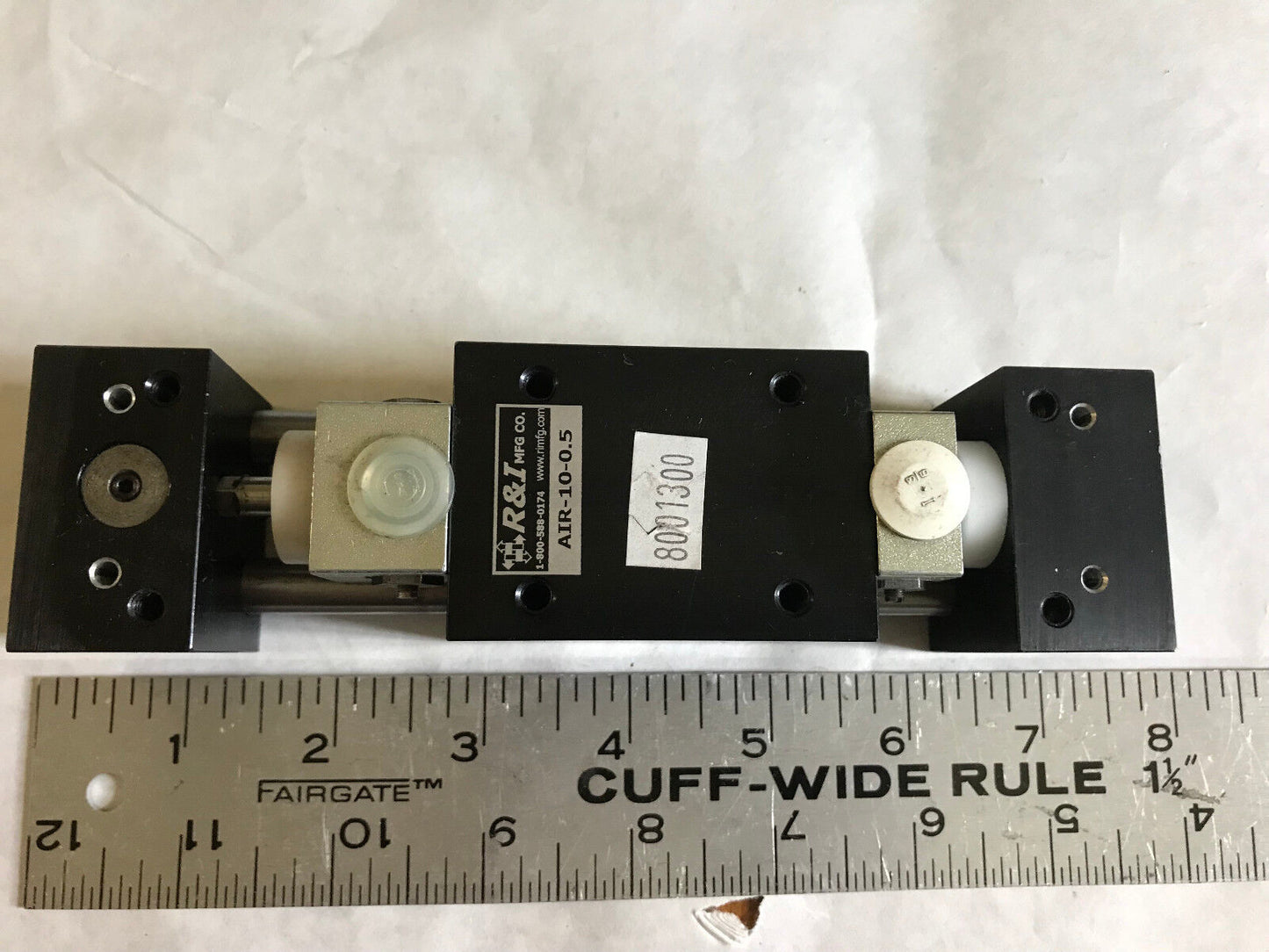 New R&I Mfg. Air-10-0.5 Dura-Slide Pneumatic Slide,R&I Air-10-0.5 ,Eq