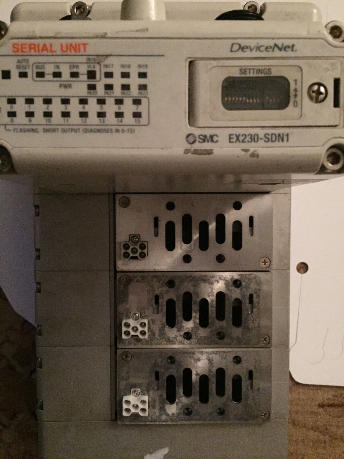 Smc Us2984-50,Vv824-Xb-1 Interface Module,Smc Ex230-Sdn1,Ex230cb1 Valve Unit,Ch