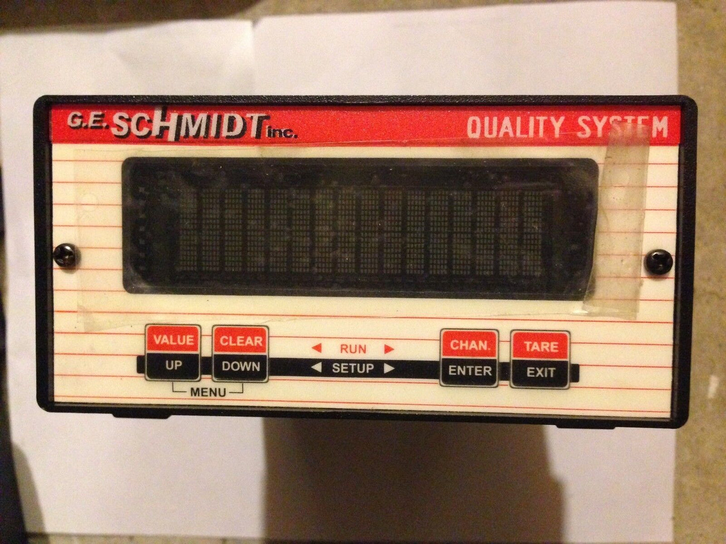 New G.E. Schmidt Sc2000 Quality System Digital Meter, 0-5 Vdc 060-F508-43,Tk