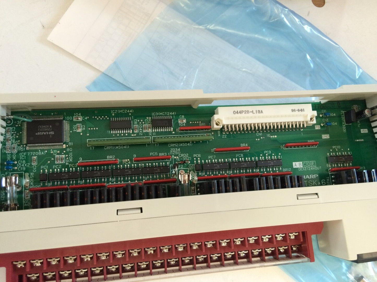 New Sharp Jw-35S,Cz-532A ,Tsk A6 Plc Dc Output Module,Output Dc12/24V ,Cz