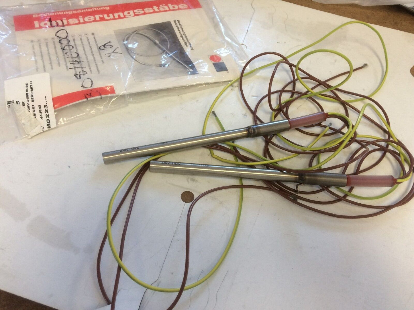 New Lot 2 Heating Elements For Torwegge Edge Bander T+H Hlp 230V 315W ,Ed