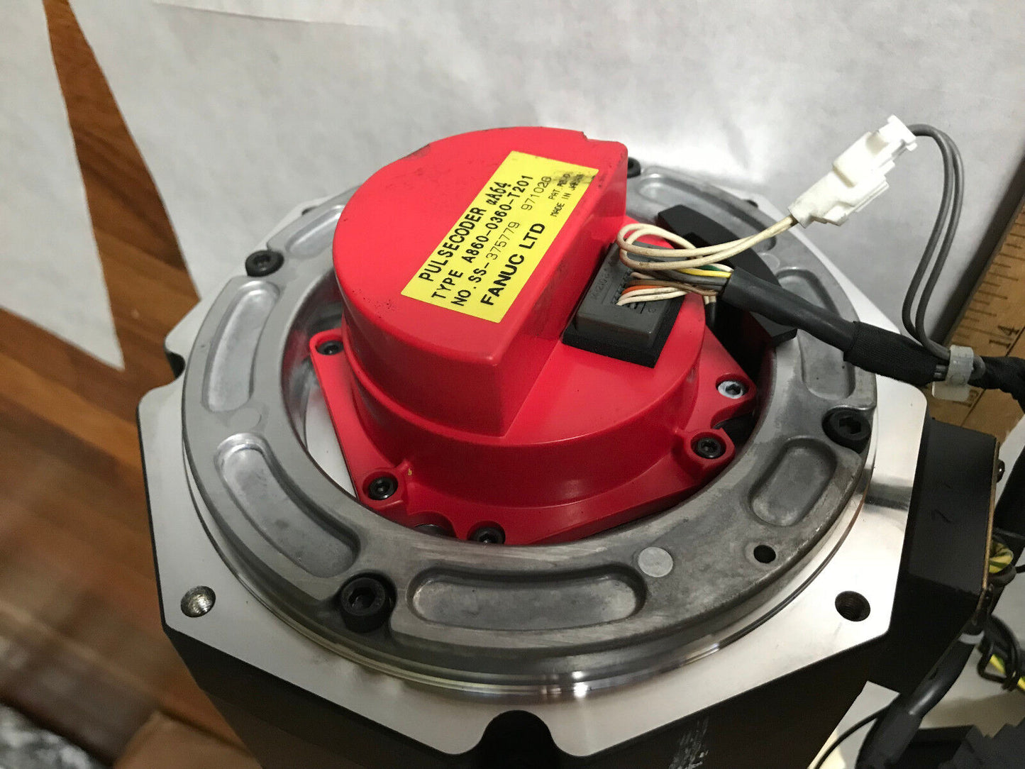 Fanuc A06b-0142-B675#0006,A12/2000,186V 2000Rpm Ac Servo Motor,A860-0360-T201,Ev