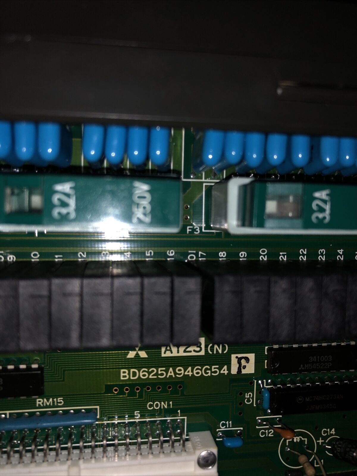 Mitsubishi Ay23 Melsec Triac Plc Expansion Rack A55b,Esd A Bd625a960g51,Ed