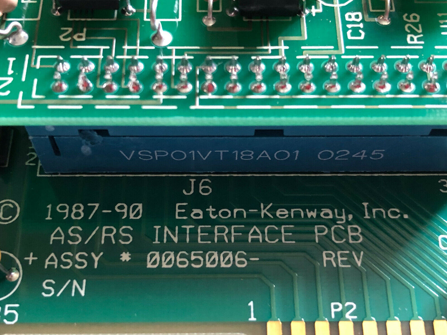 Eaton Kenway 0065006 63598-003 As/Rs Interface Pcb,0063598,80362-001,Em