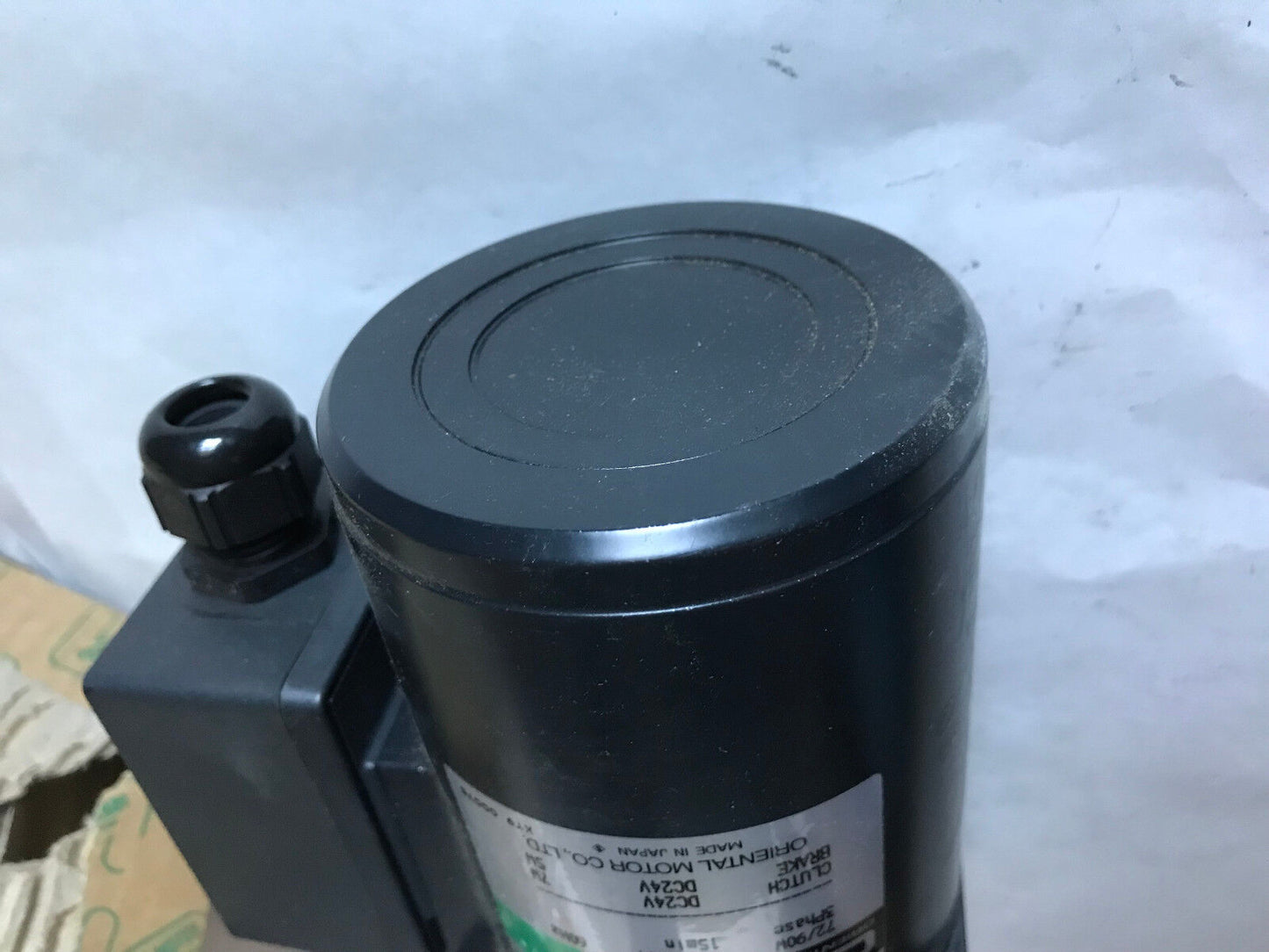 Oriental Motor E3092-354 Ac Motor 440/480Vac,3Phase 15Rpm,Clutch Brake Motor,Et