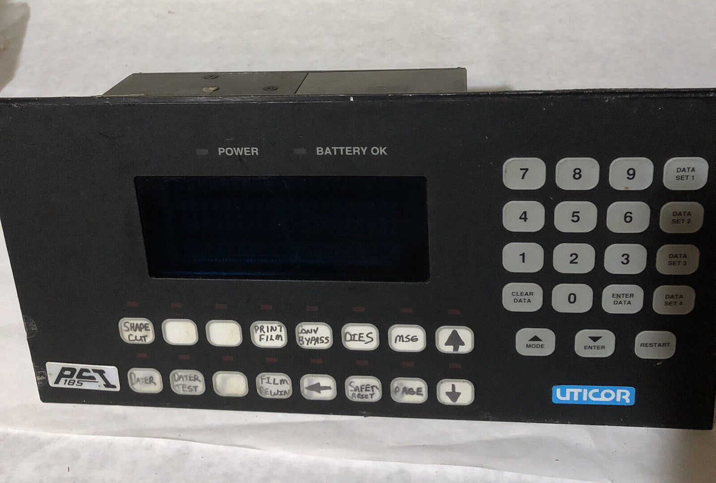 Uticor 185-42A1n008e2 Operator Interface Panel, 115/230 Vac Pci 185,Bf