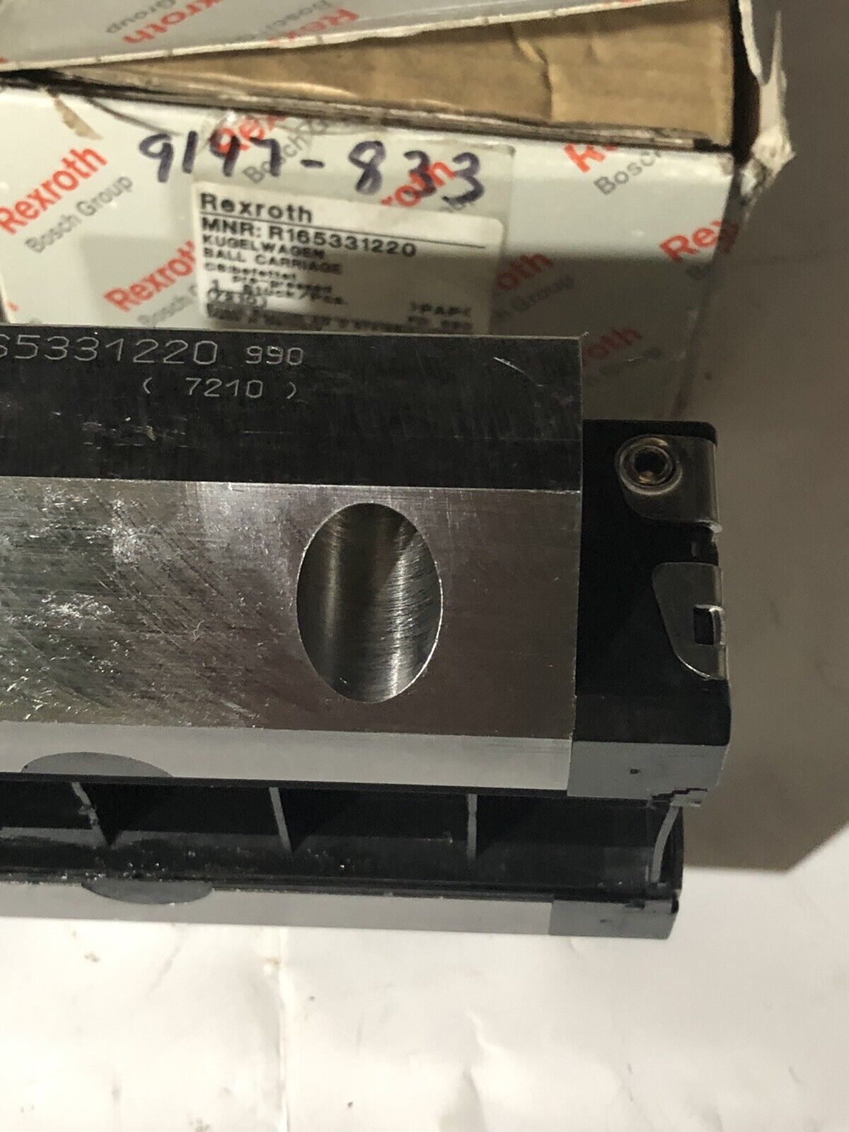 New Rexroth R165331220 990 (7210) Runner Block Ball Carriage Linear Bearing,To