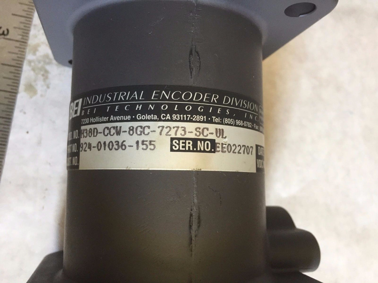 Bei H38d-Ccw-8Gc-7273-Sc-Ul,Bei 924-01036-155 Rotary Encoder H38d 7.5-24Vdc,Ak