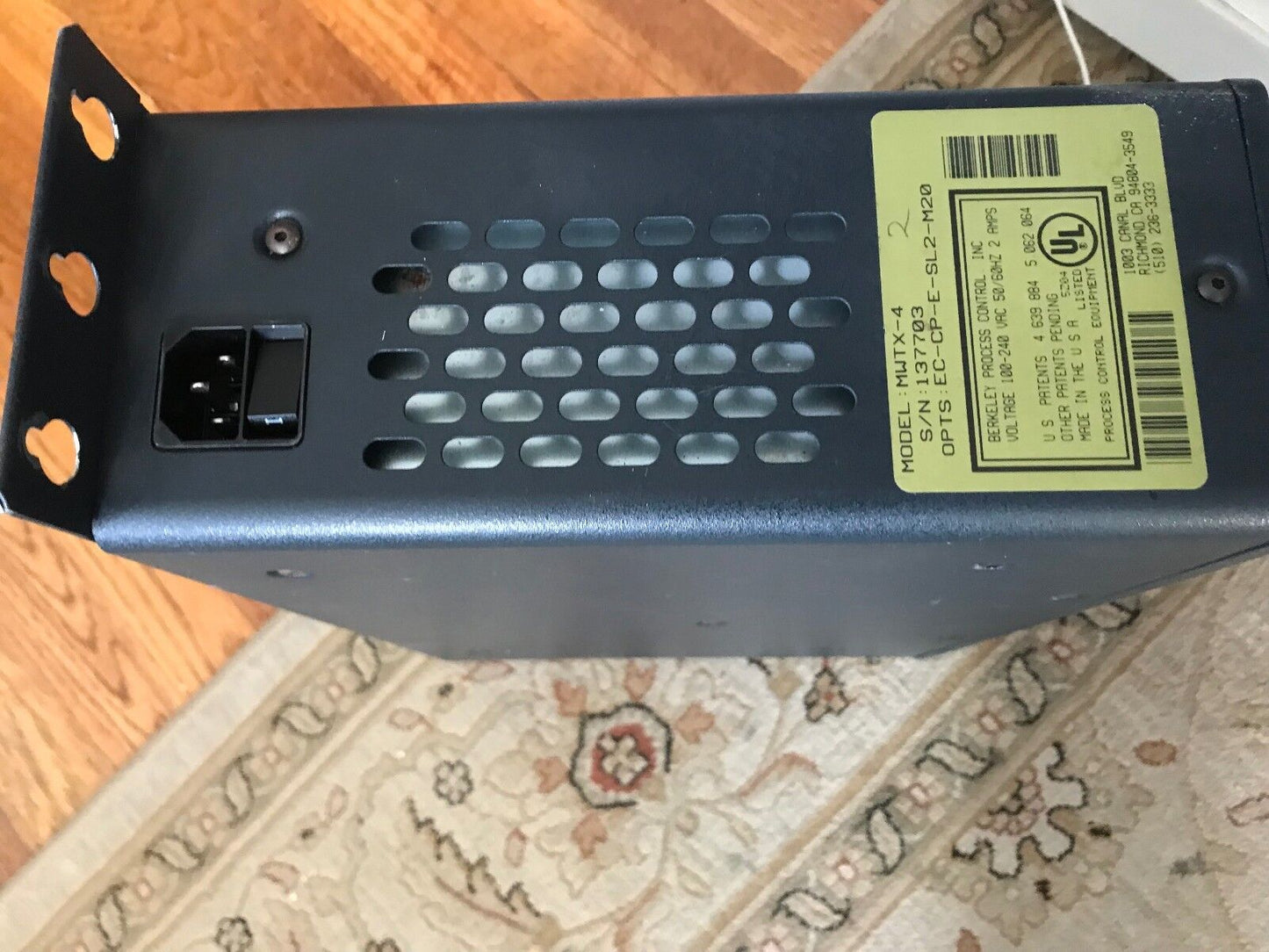 Berkeley Mwtx-4 Machine Controller,Bam Tx Series-64,Opts Ec-Cp-E-Sl2-M20,Ef