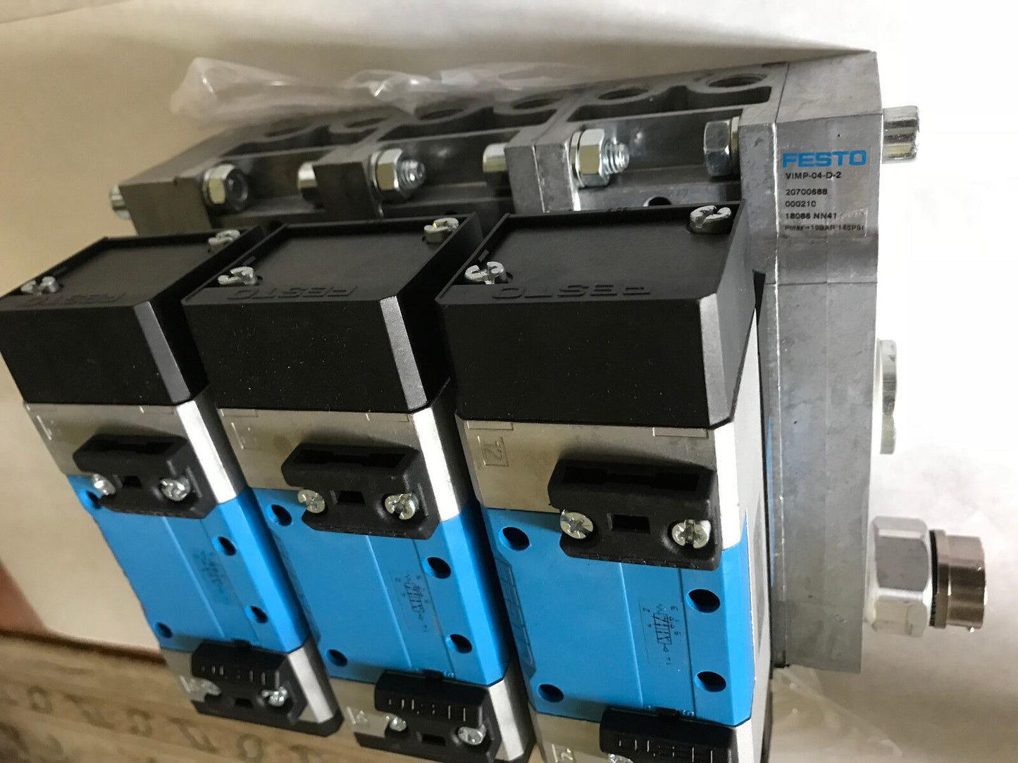 Festo 41P-2-03-Pyz-Mp4:3(M),Terminal Manifold Valve Vimp-04-D-2,Muh-Zp-D-2-24G