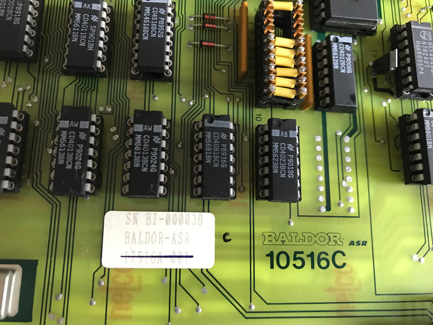Baldor 10516C,Baldor Asr Plc Pcb 10516 C,Type Dig 70000D 719,Dig 70000D 720,St