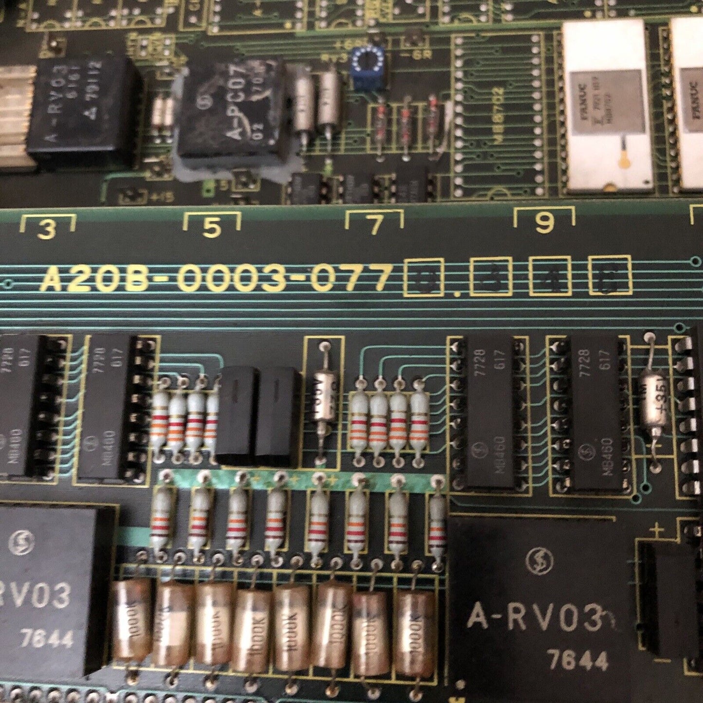 Fanuc A20b-0003-0744-13F,A20b-0003-074,A20b-0003-077 0 J4e,A20b-0003-0770.J4c,Ch