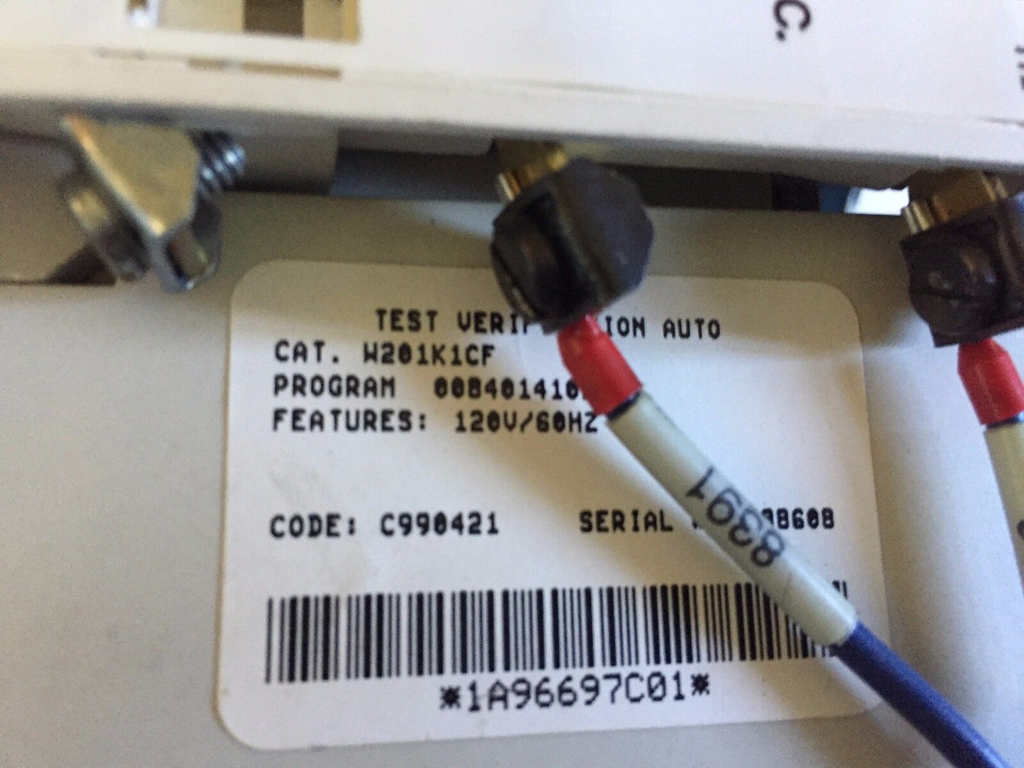 Cutler Hammer W201k1cf Contactor,Cutler Hammer W31 A,30-17966 Size 1, 843Con,Cw