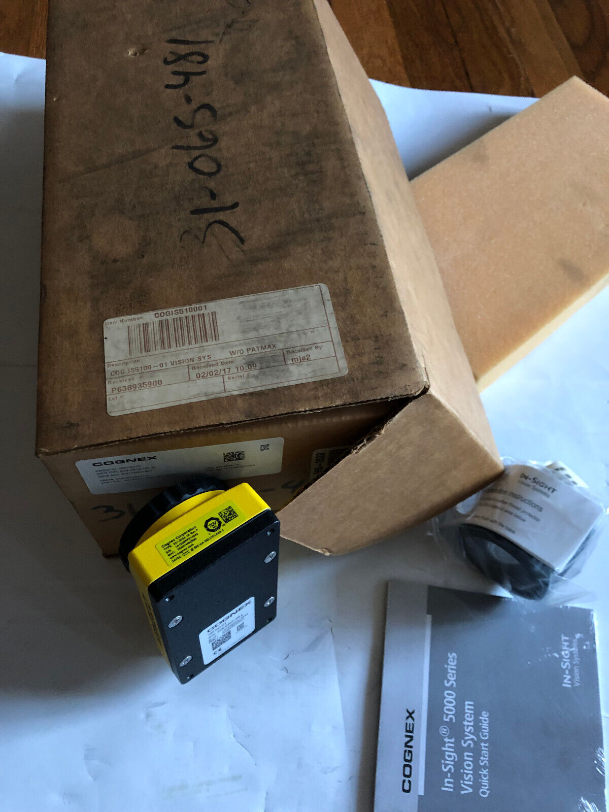 New Cognex 825-0207-1R L Insight Machine Vision Sensor Camera,800-5843-1R,An