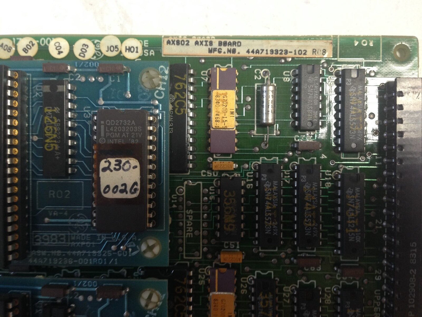 Ge Axs02 44A719323-102 R08 Axis Board 44A719259-001,44A719236-001R01/1,Bl