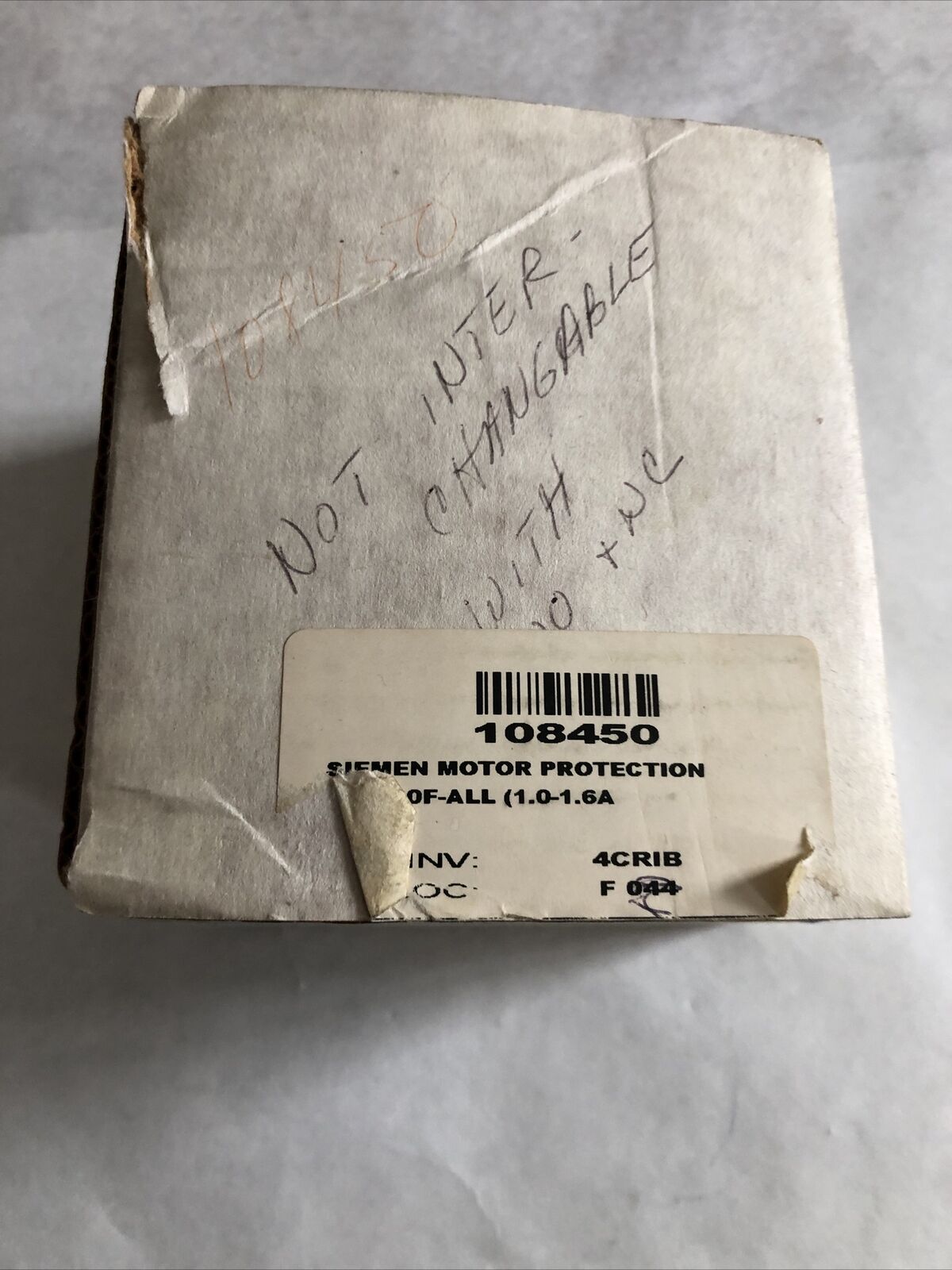 New Siemens Msp10f Motor Starter Protector 1.0-1.6Amp,Fj