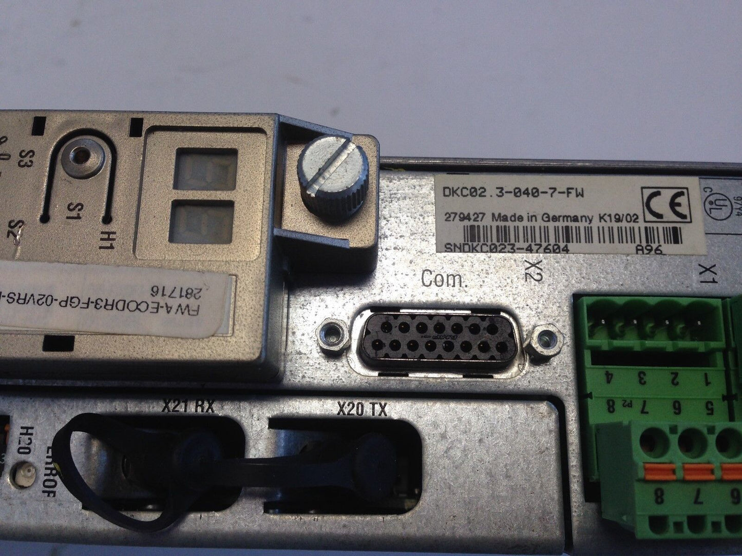 Indramat Dkc02.3-040-7-Fw , Dkco2.3-040-7-Fw Servo Drive (Exellent Condition),An