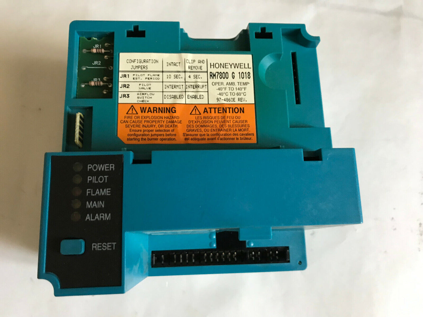Honeywell Rm7800 G 1018 Burner Control ,Honeywell Rm7800g1018,Ap,Aj,Sj,Sf,Se