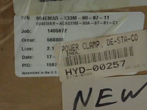 Destaco 994Emar-X33m-90-97-11 Power Clamp,994Emar-Aca033m-90A-97-R1-C1,991125,Ti