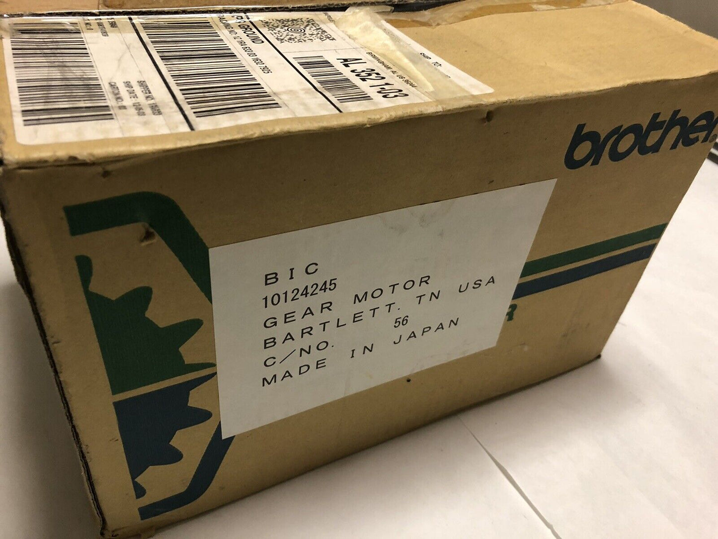 New Sp Fob-B011a Gtr Brother Bf2sm15-030Tg2c Gearmotor New 1/10Hp 3Ph,Fa,Ey
