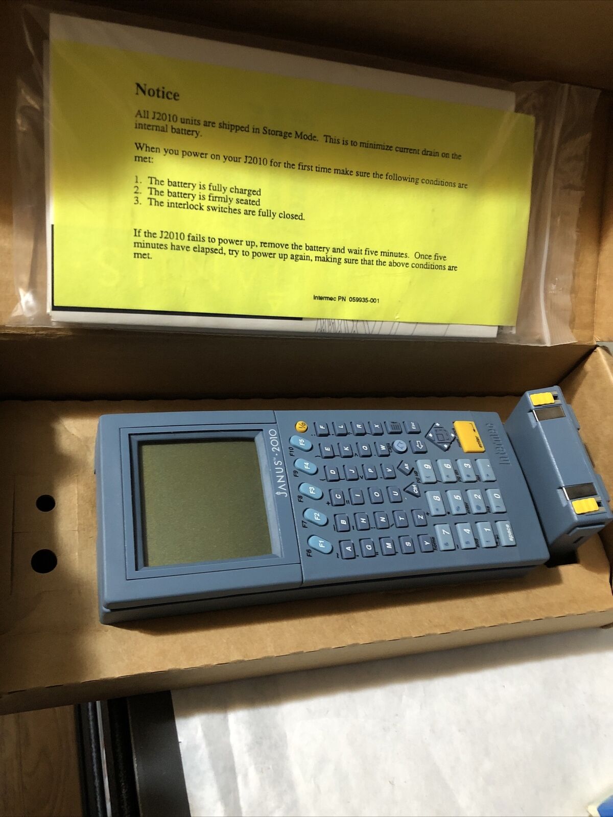 New Intermec Handheld Scanner Barcode Janus-2010,J2010a,058458-003 ,Ct