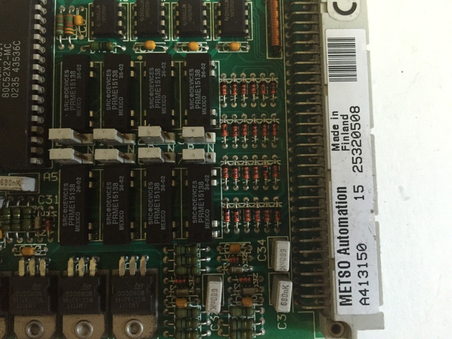 Metso Bou8 A413150,25320508 Automation Binary Output Unit,Ea