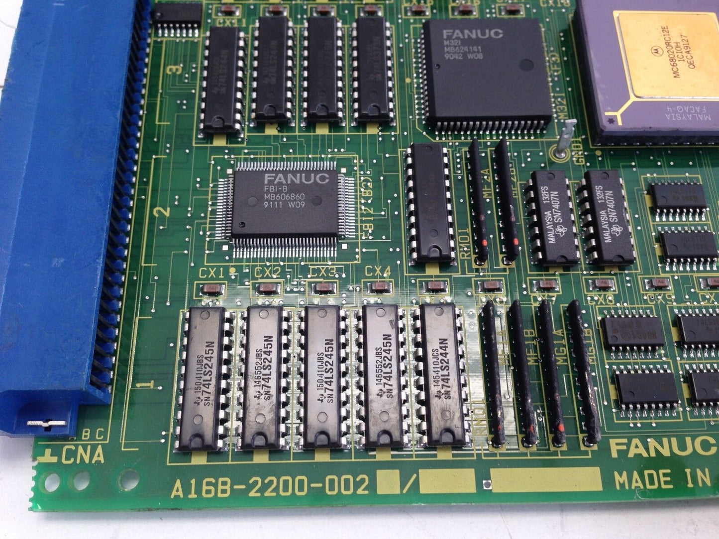 Fanuc A16b-2200-0020/05C Base 2 Fanuc A16b-2200-002 Board,Dl