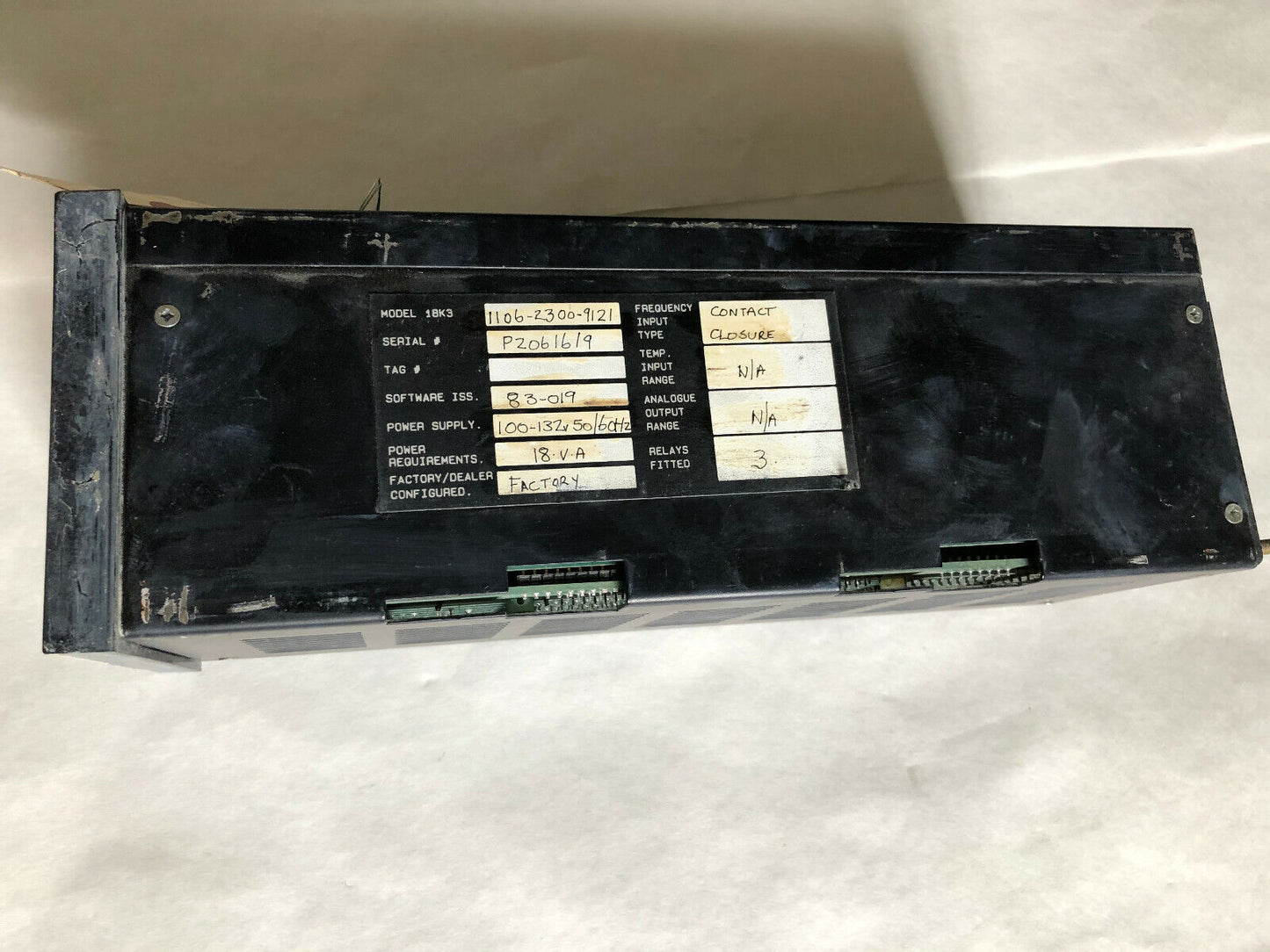 Kdg 18K3 1106-2300-9121 Batch Controller, 100-132 V (Parts Or Repair Only!!!),Ce