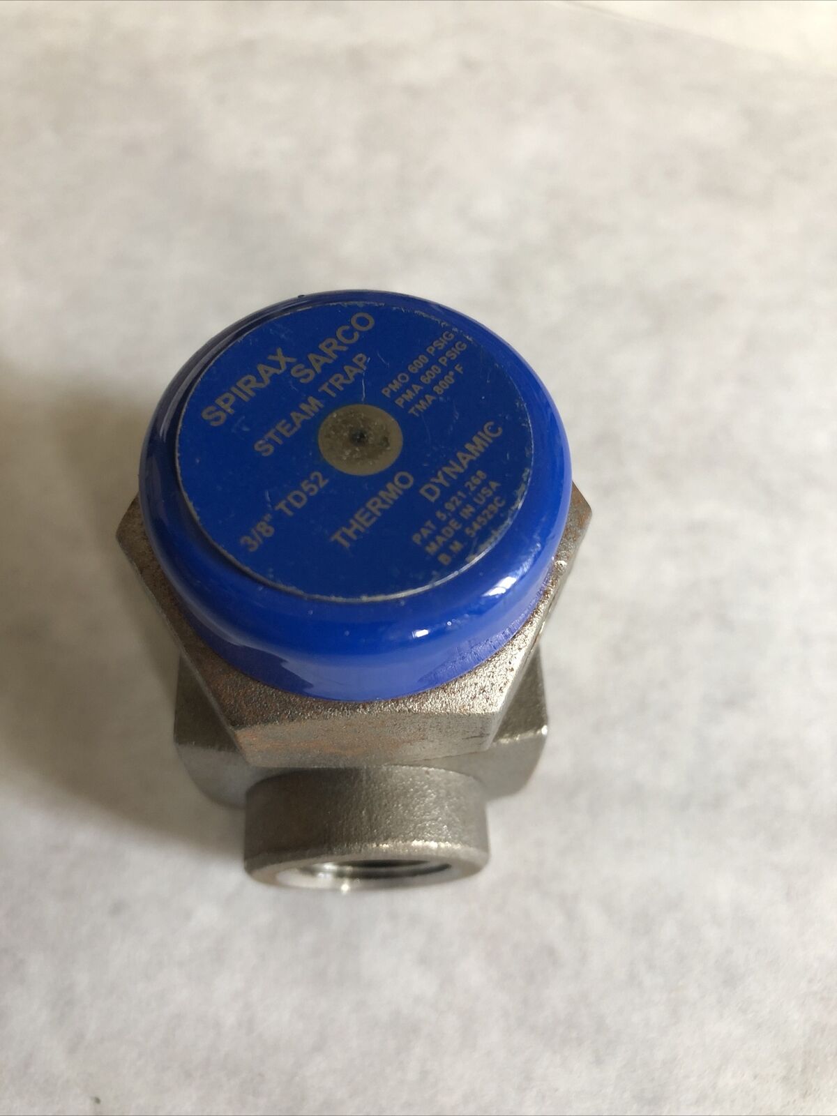 New Spirax-Sarco 3/8 Td52,Td52,3/8" Npt,Thermodynamic Steam Trap Cool Blue,Cr