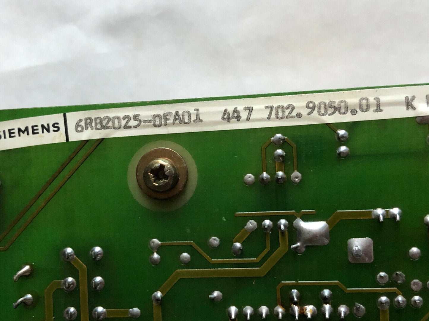 Siemens 6Rb2-025-0Fa01,6Rb2025-Ofa01 Building,Siemen 6Rb2025-0Fa01,M200,En,Fd