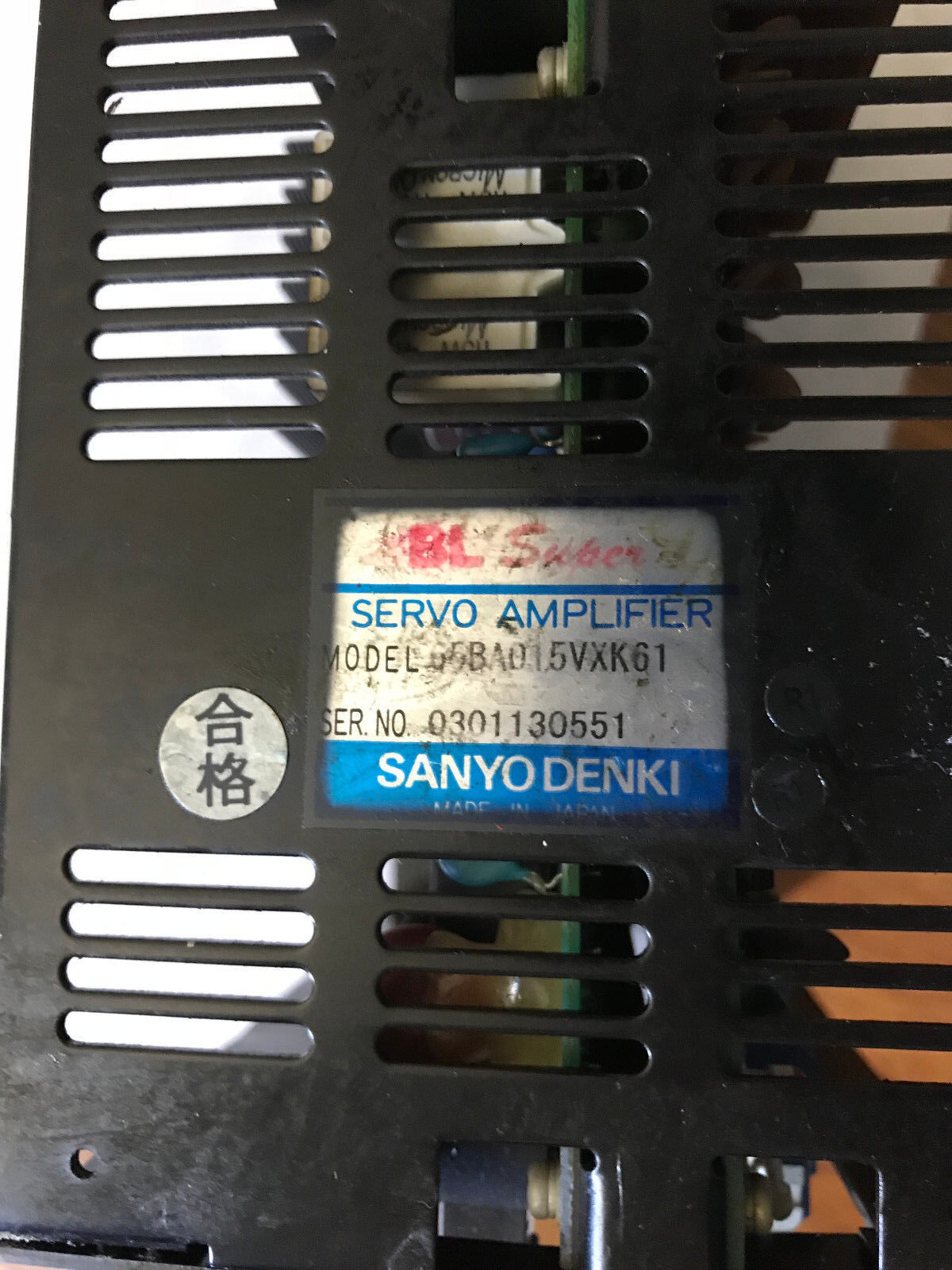 Sanyo Denki 65Ba015vxk61,Ba015-01 Servo Amplifier. Prs-1874D,Ee