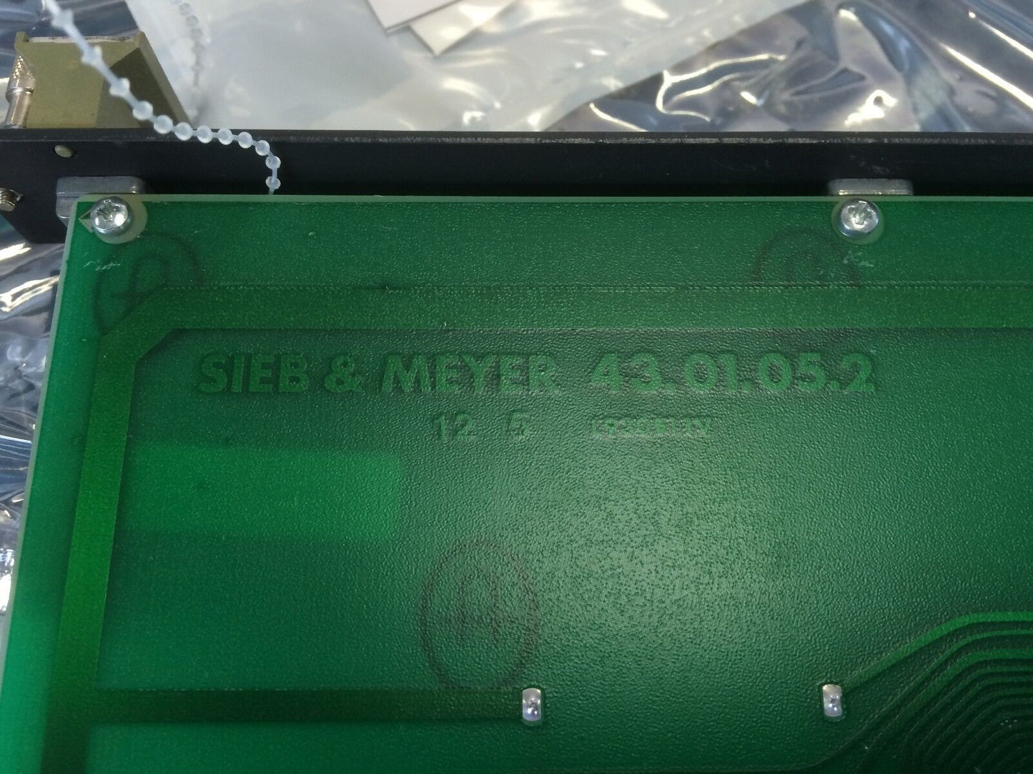 New Sieb & Meyer K256961,Css90 Station I/O,43.01.05.2 Board,Bt