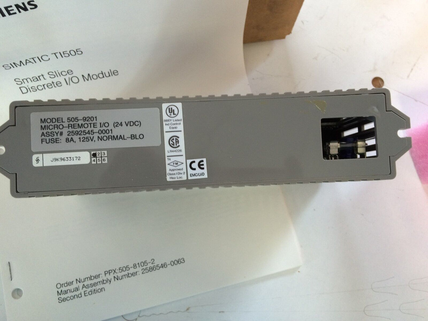 New Siemens 505-9201 Communications Module Mrio-Remote I/O 24V,2592545-0001 ,Ed
