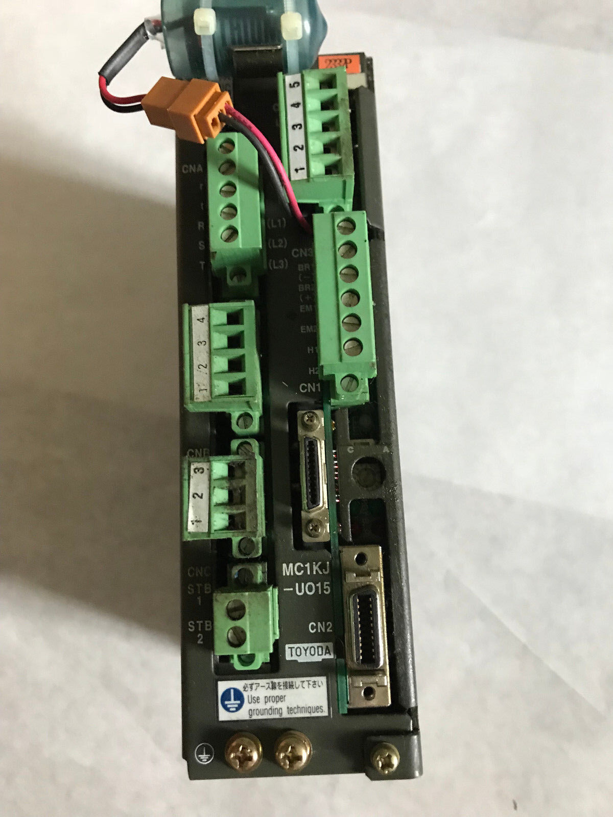 Toyoda Mc1kj-U015v Servo Amplifier Controller,Toyoda Mk1kj-Uo15,Ak,Ep,Eo