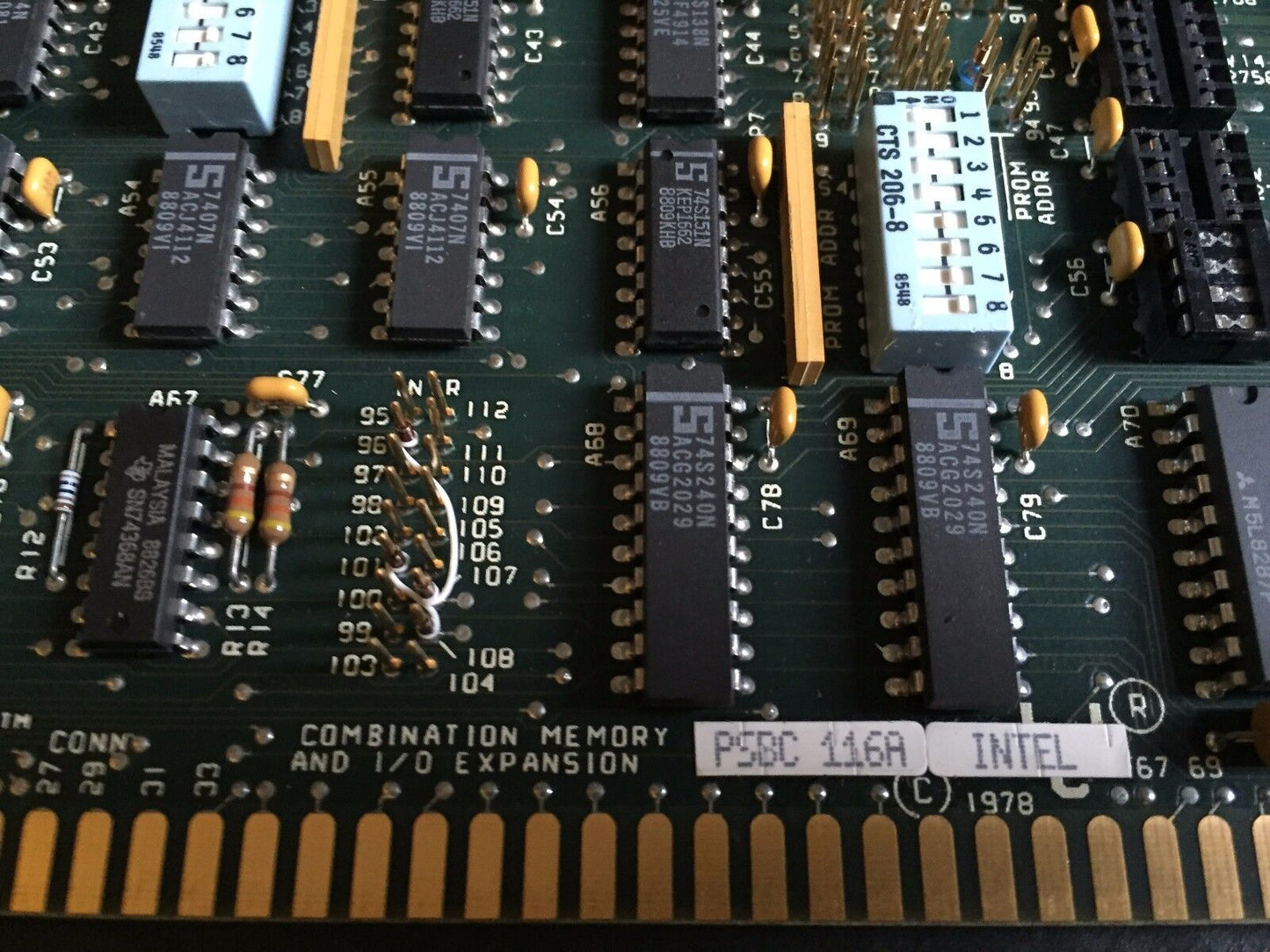 Intel Psbc 116A,Fluke Ika Pba 1002296-20 Snp 274290 Combination Memory I/O ,Se