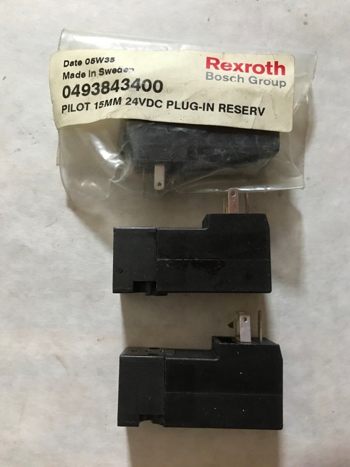 Lot 3 Rexroth 049-384-340-0 Mecman Pneumatik 24V Dc 2W,Pilot 15Mm Switch,St