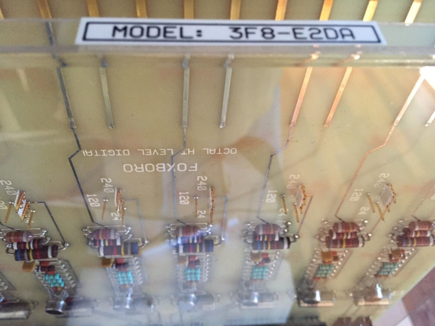 Foxboro 3F8-E2da,F8922ag,A2047us,2B9037 Assembly Octal Hi Level Digital Input,Cr