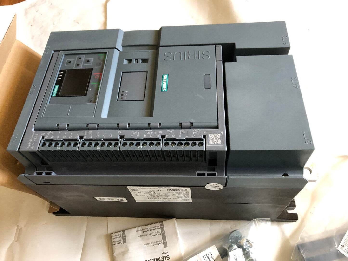 New Siemens 3Rw5546-6Ha16 Soft Starter Unit,Siemens 3Rw5546 6Ha16,Aa