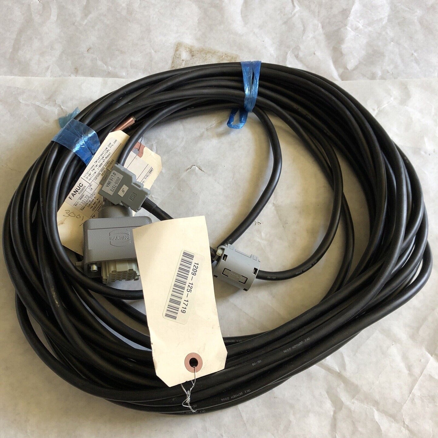 Fanuc Xgmf-14165,A660-2005-T573 #L15r93a,J7p 14M Bcab Ria Cable,Yz-6524187C,Ez