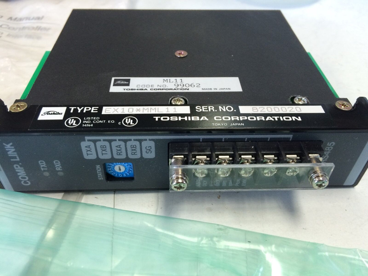 New Toshiba Ex10*Mml11,Ml11 Comp. Link 99062 Modbus Rtu Slave T2,Ex10-Mml11,Eg