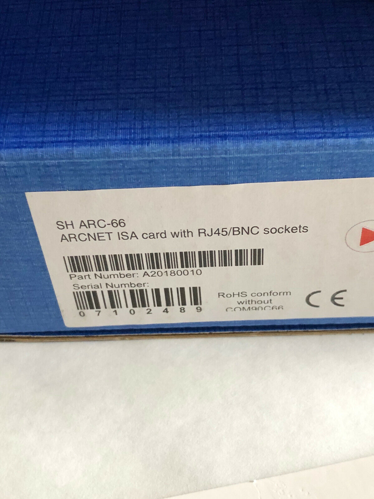 New Sohard Sh-Arc66 V04.00,67782 Arcnet Isa Card,Eb
