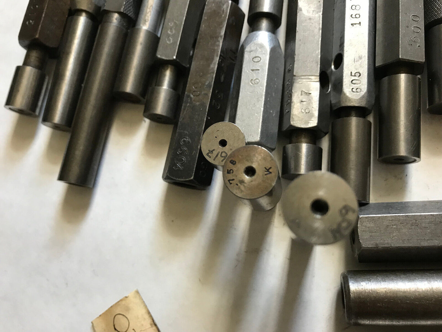 Lot The Pipe Machinery Go No Go Plug Gage .614,.616,.607,.608,.605,.600,.620,E