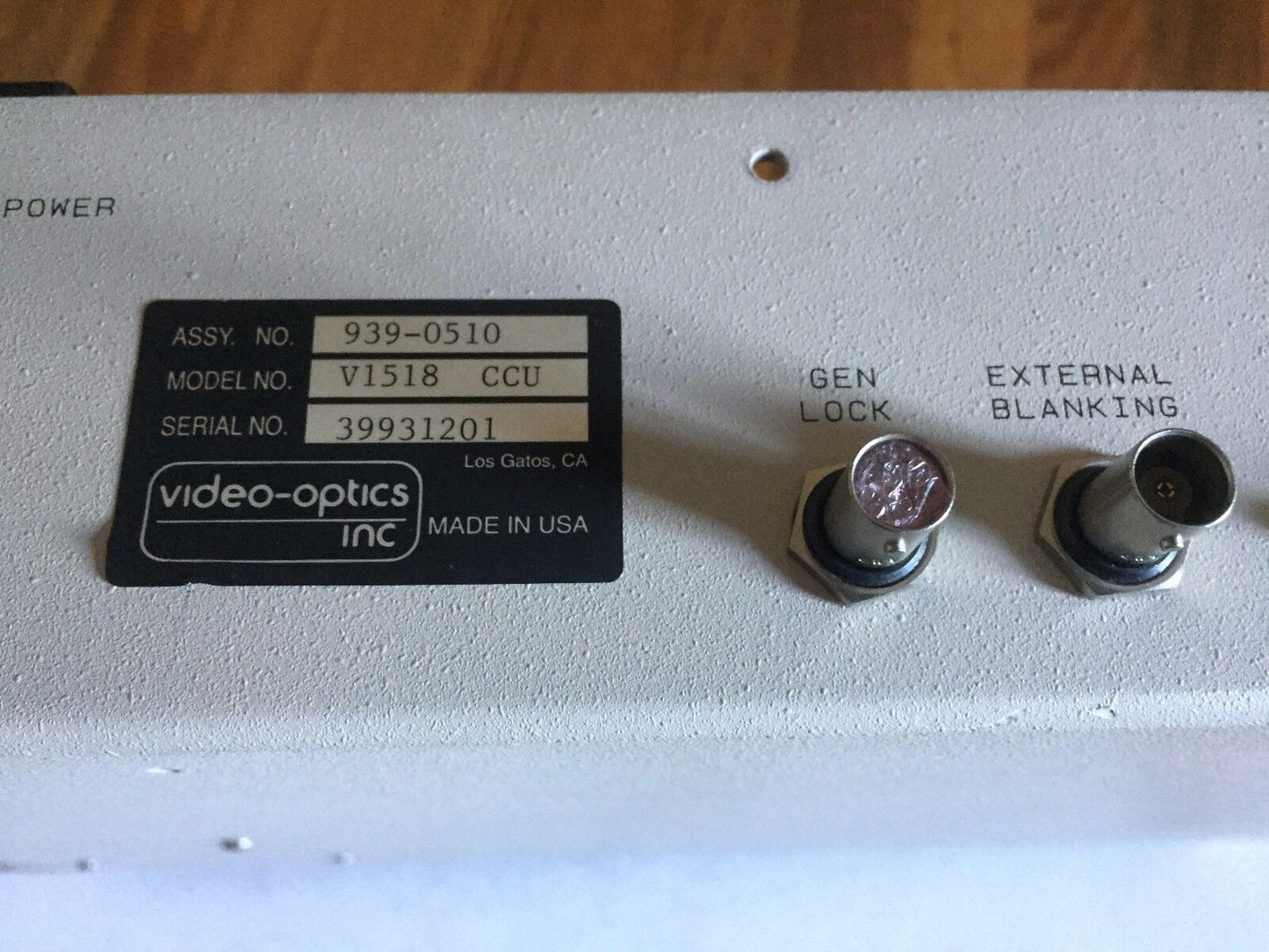 Video-Optics V1518 Ccu Video-Optics 939-0510 Xentex Inc 6417,Ad